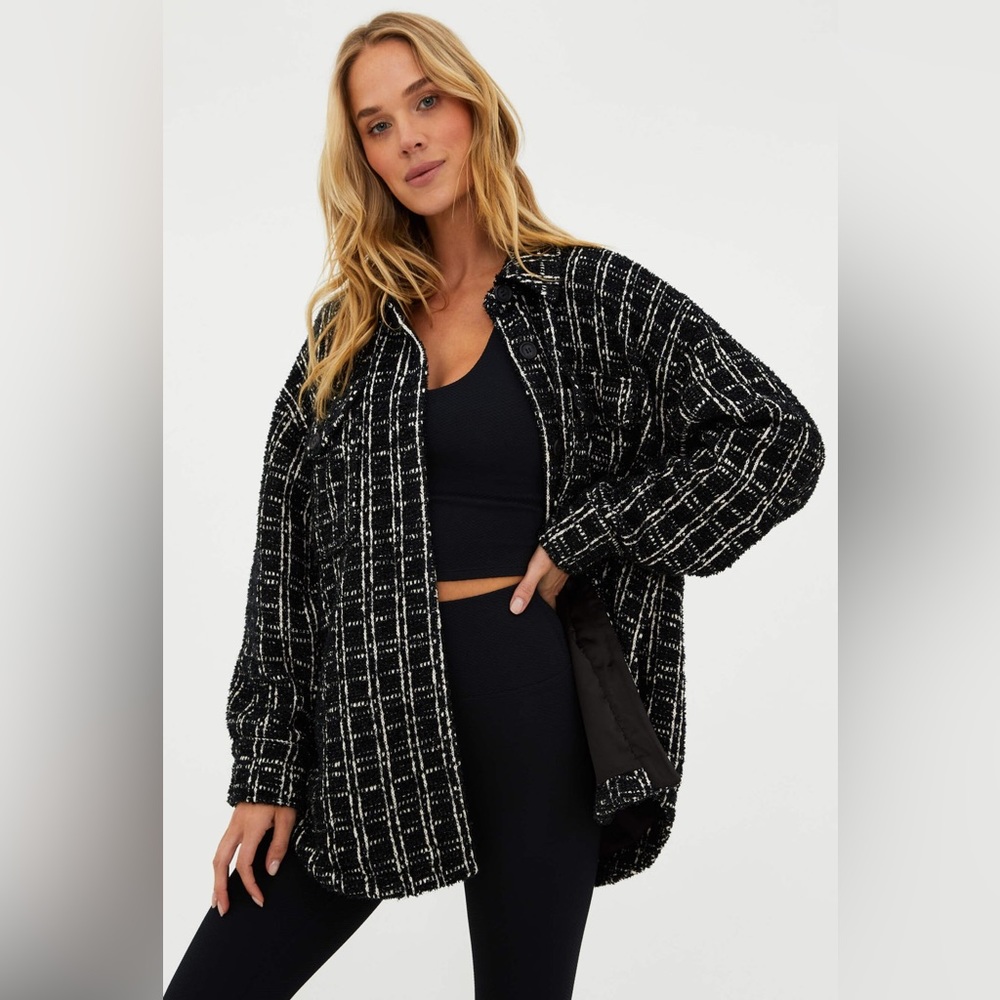 Beach Riot Noelle Shacket Black Ice